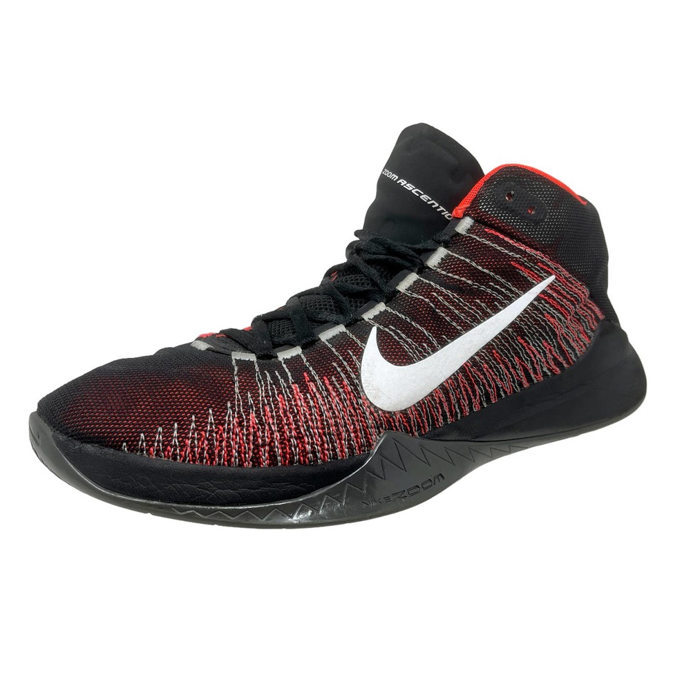 Nike Zoom Ascention Black Orange Men's 10 1/2 Sneakers Mid Top 1030:L.10.3